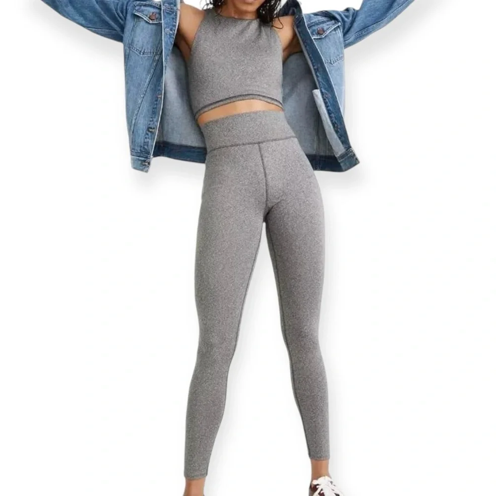 MADEWELL NWT MWL FORM High Rise legging NB878 -Heathered Charcoal gray size‎ XS